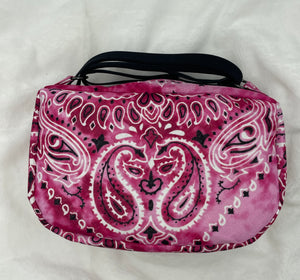 Pink Bandana Boho Bitty Bag