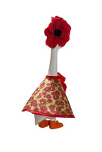 Load image into Gallery viewer, Remembrance Day Small desk/porch Goose Outfit