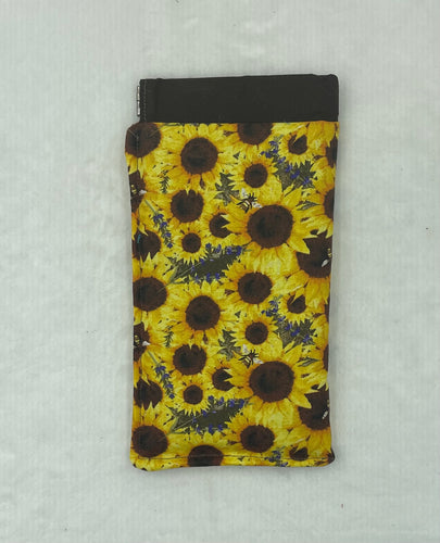 Sunflower Boho Eyeglass Case