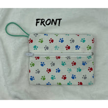Load image into Gallery viewer, Rainbow Paw Print Boho Go Pouch