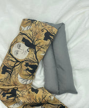 Load image into Gallery viewer, Black Cat and Moon Slip Cover for Large Boho Rice Bag