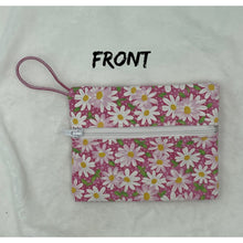Load image into Gallery viewer, Pink Daisy Boho Go Pouch