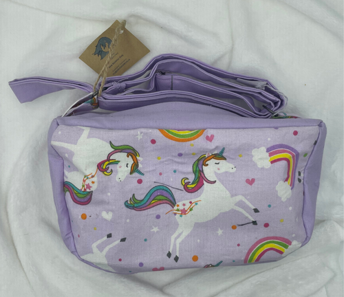 Purple Unicorn Boho Bitty Bag