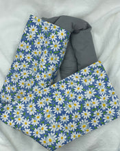Load image into Gallery viewer, Blue Daisy Slip Cover for Large Boho Rice Bag