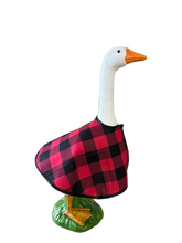 Load image into Gallery viewer, Buffalo Plaid Porch Goose Cape