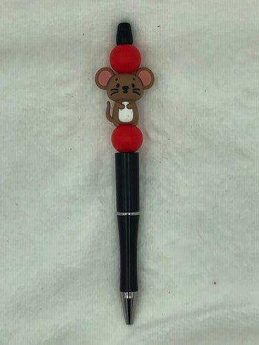 Mighty Mouse Boho Beaded Pen