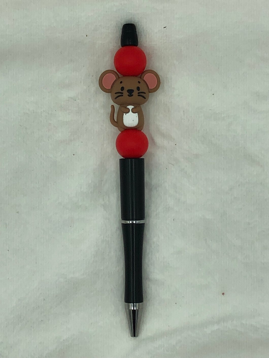Mighty Mouse Boho Beaded Pen