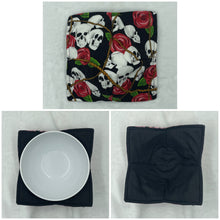 Load image into Gallery viewer, Skulls and Roses Bowl Cozie