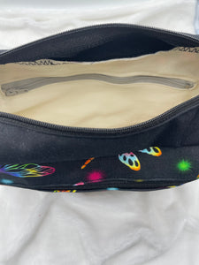 Rainbow Dragonfly Boho Bigger Bag with Front Zipper