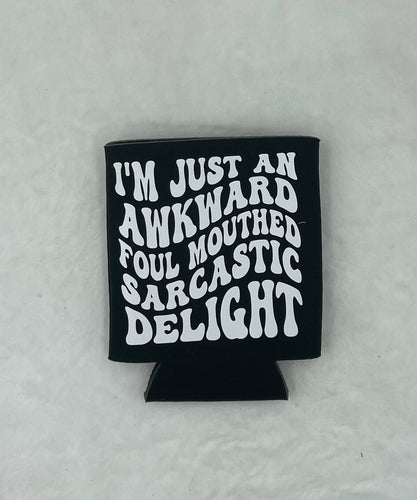 Black Can Koozie (awkward delight)