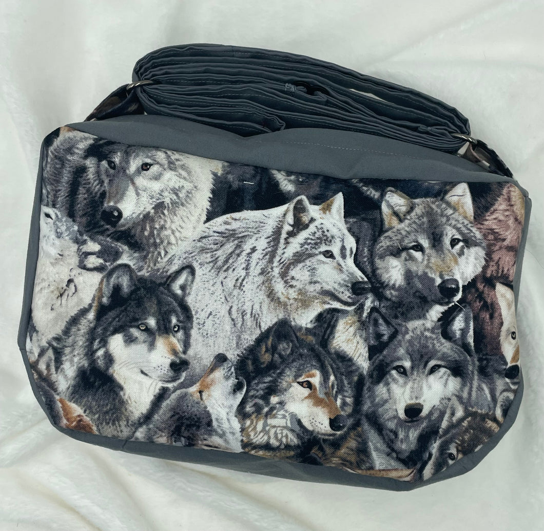 Wolves Boho Bitty Bag