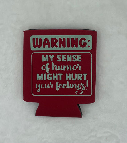 Red Can Koozie (warning)