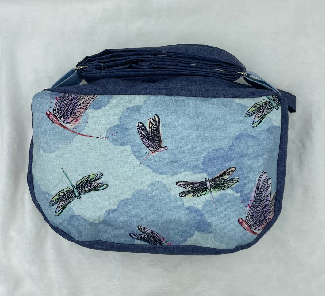Blue Dragonfly Boho Bitty Bag