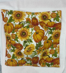 Pumpkin and Sunflower Plate Cozie