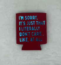 Load image into Gallery viewer, Red Can Koozie (sorry)