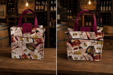 Load image into Gallery viewer, Wine Time Boho Casual Tote Misfit