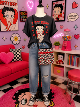 Load image into Gallery viewer, “The Betty” Bitty Box Bag (with front and inside zipper pockets)