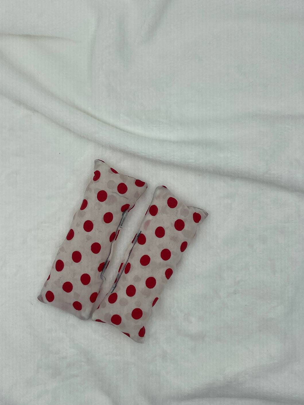 White with Red Polkadot Cleavage Coolers