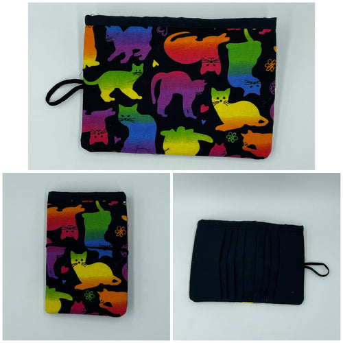 Rainbow Cats Boho Billfold Wallet