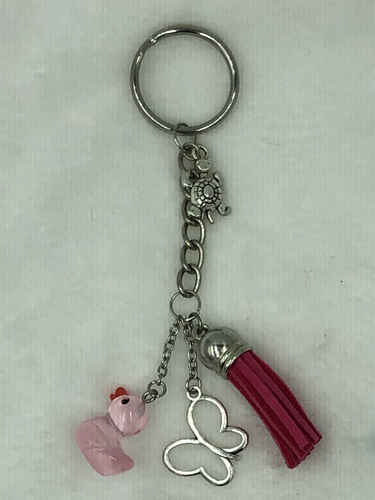 Raspberry Duck Keychain