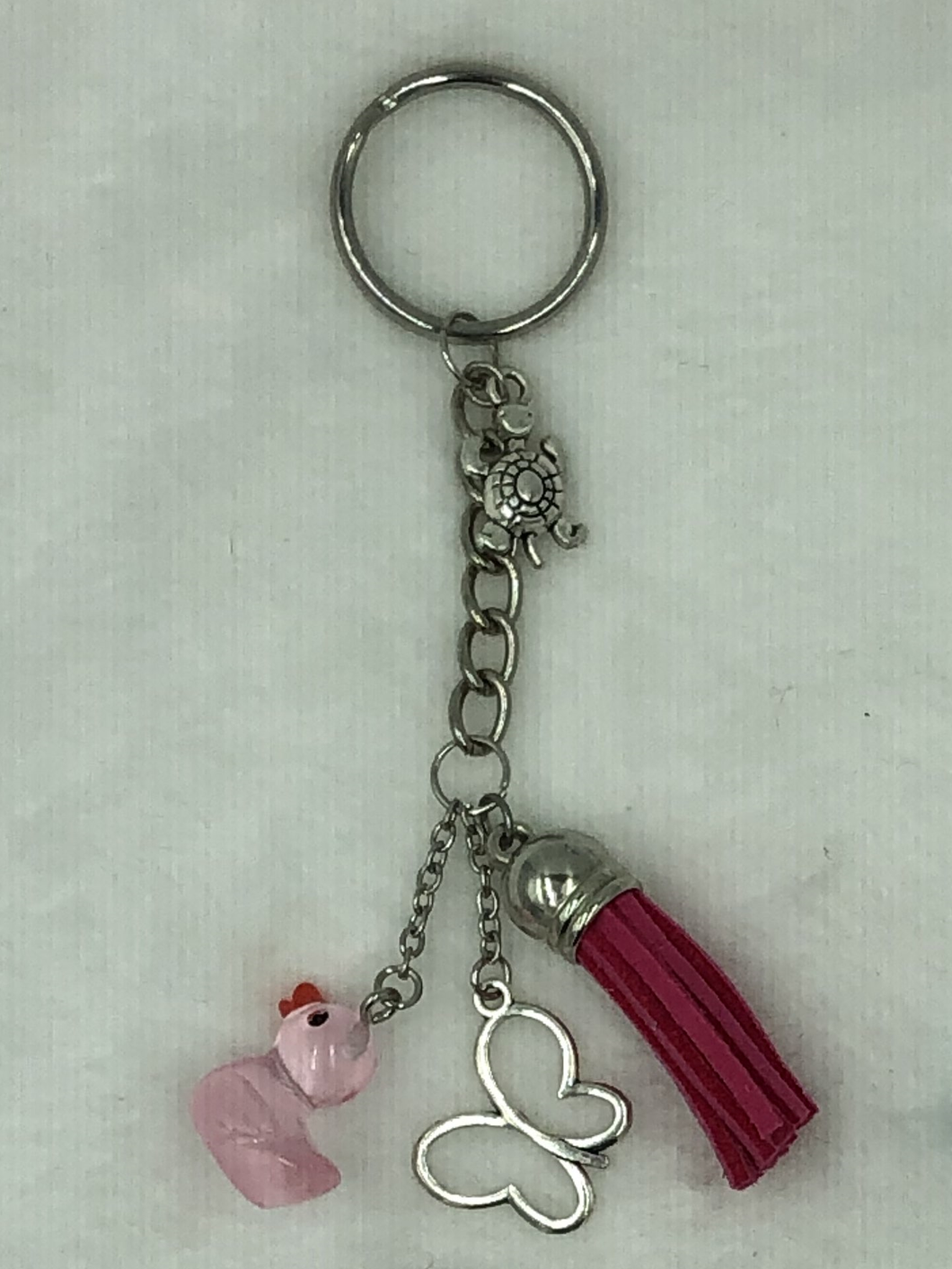 Raspberry Duck Keychain