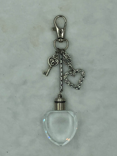 Glowing Heart Keychain